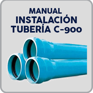 manual instalación tubería c-900